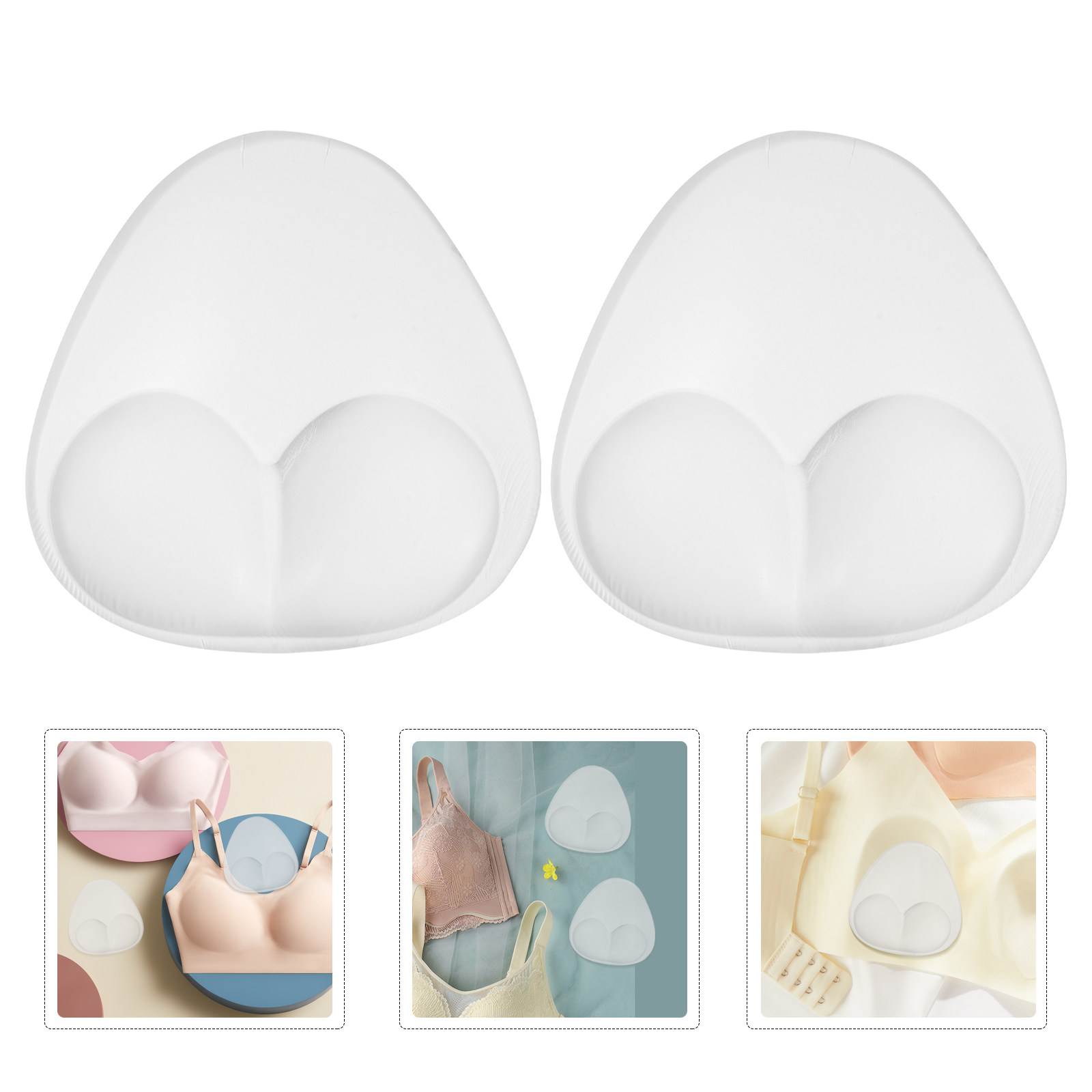 Push Up Bra Silicone - 1 пара невидимых силиконовых вкладышей для