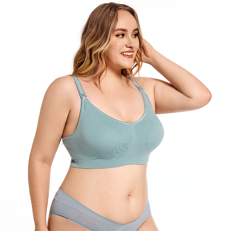 Nursing Bra Clip - Беспроводной бюстгальтер для беременных больших размеров