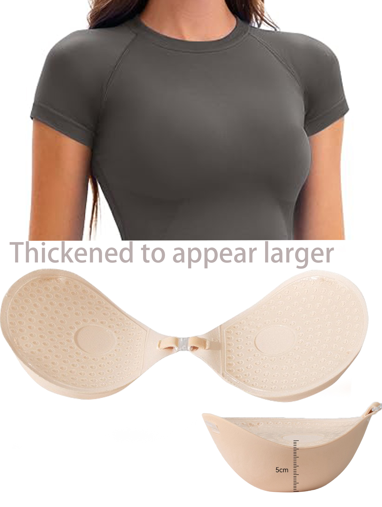 Невидимый силиконовый бюстгаль – обзор и цена Push Up Bra Silicone