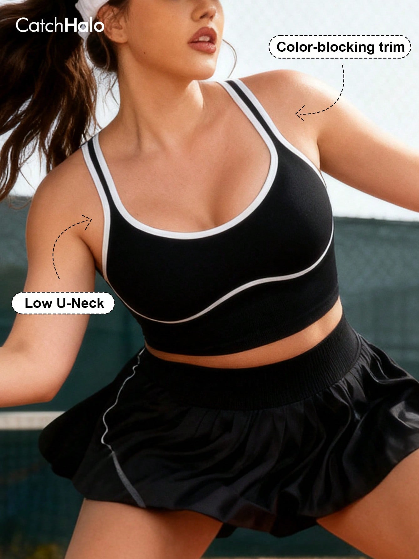 Женский бесшовный бралет больш – обзор и цена Sports Bra Racerback